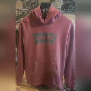 Levi's Men's Burgundy Hoodie